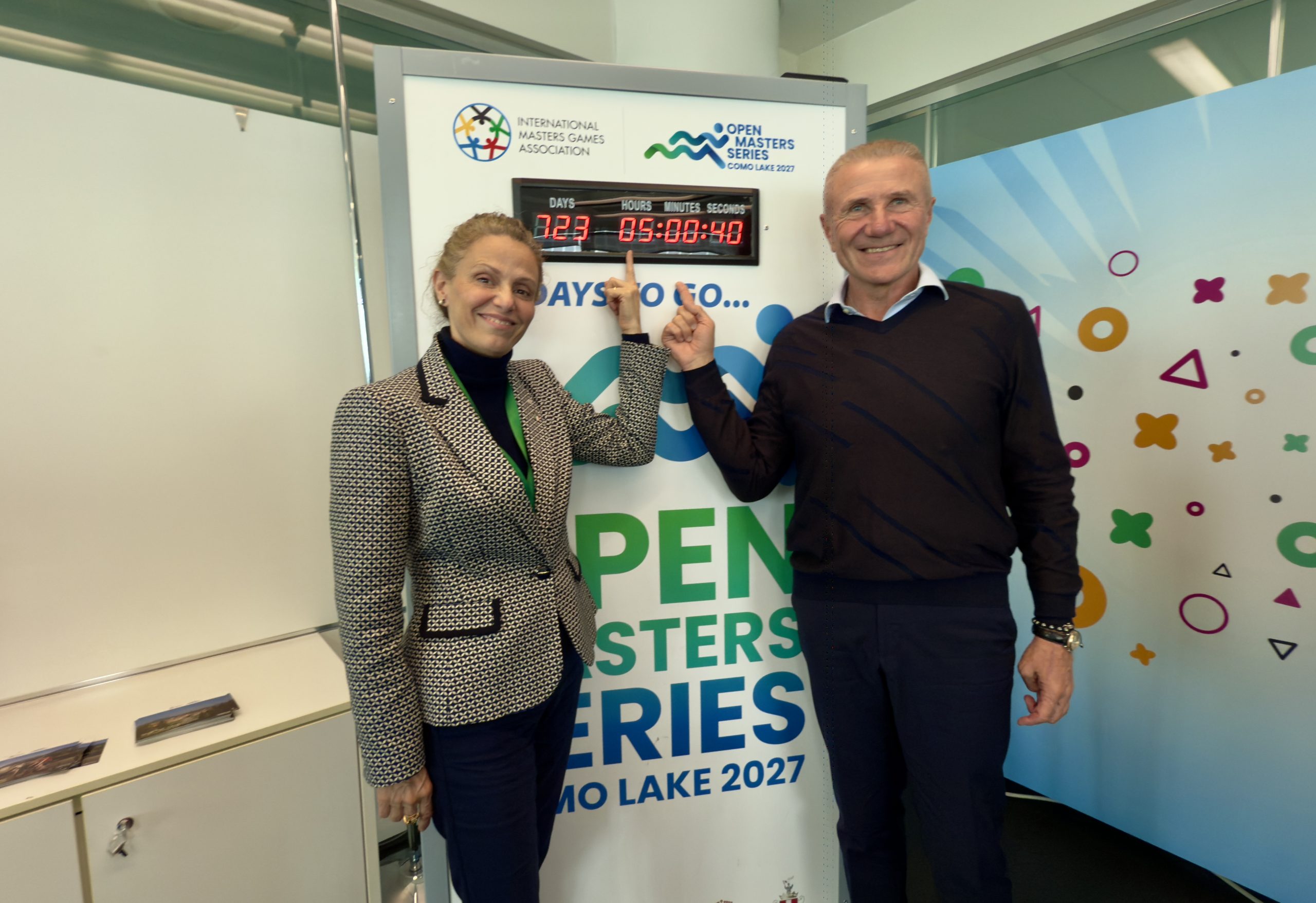 Countdown: 723 days to go for Open Masters Games Como 2027