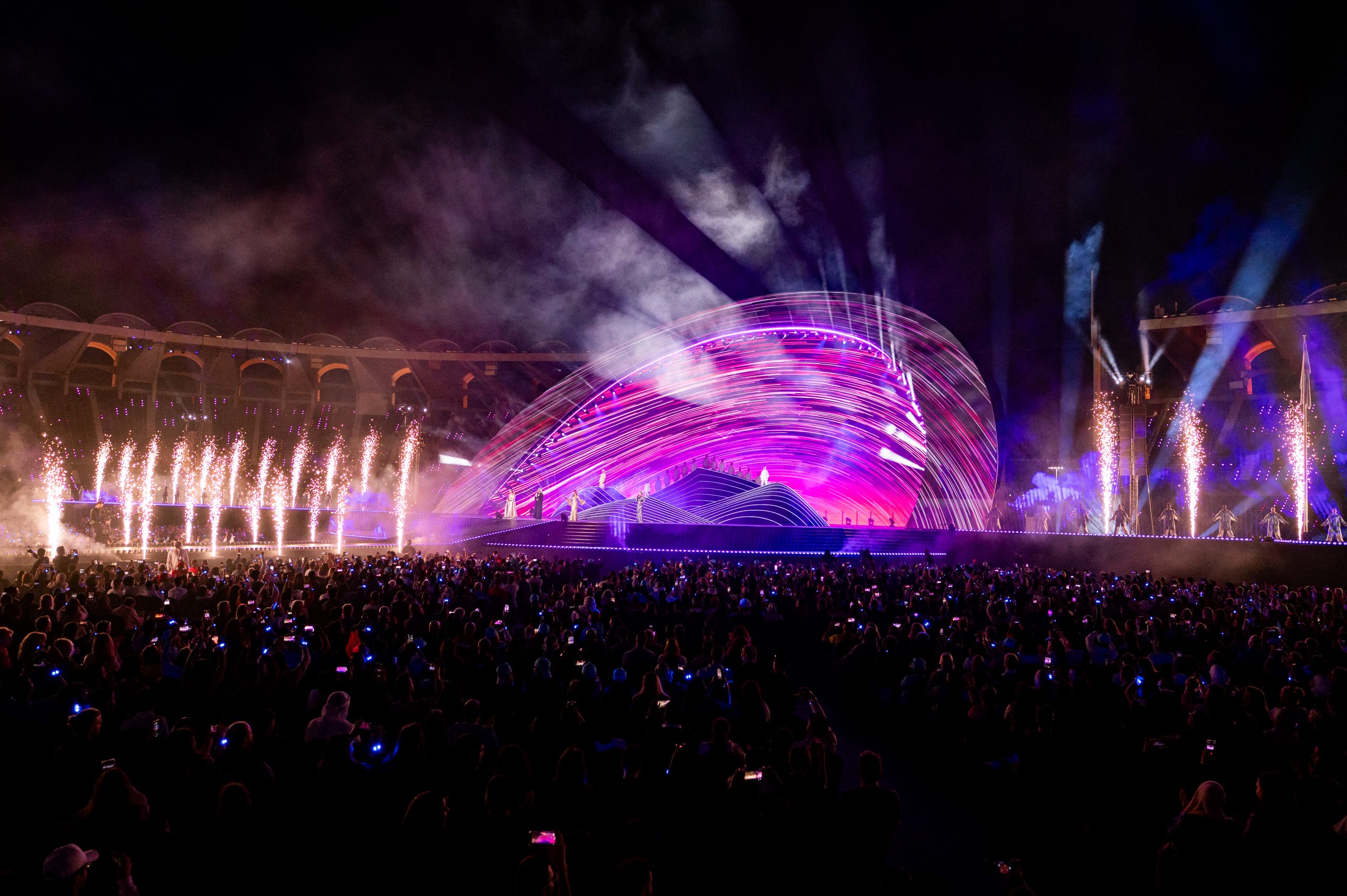 Abu Dhabi welcomes the world with glittering show