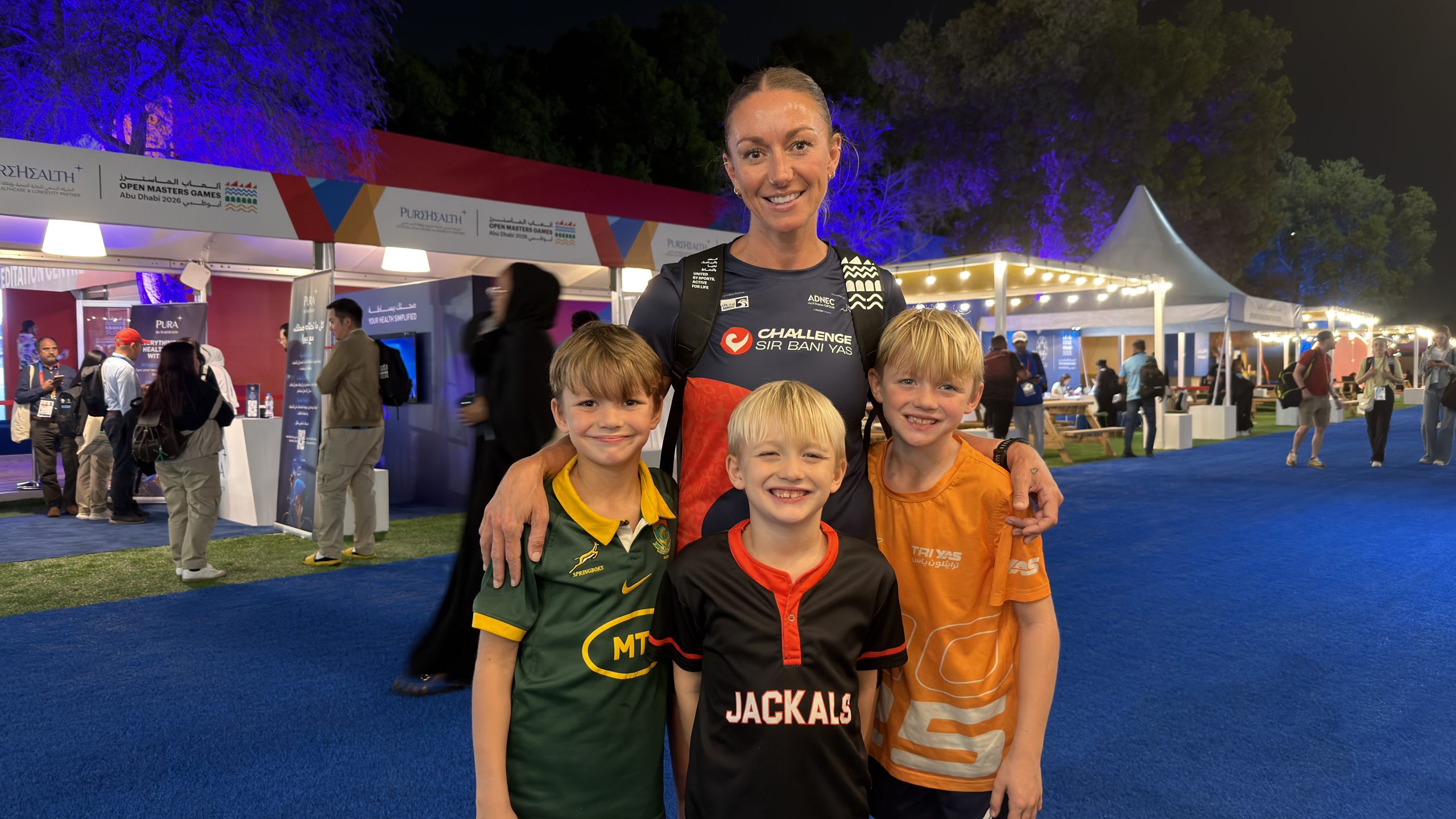 Tara Manson (38) wants to inspire her 5 boys to embrace Sport For Life